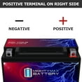 thumbnail image 3 of YTX20L-BS Battery for Harley-Davidson FXSTDI Softail Deuce 2001-2006, 3 of 12