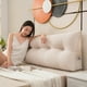 thumbnail image 2 of 1 pieza de almohada de posicionamiento de cuña, cojín para mesita de noche, cama nórdica de color sólido, almohada grande, sofá, tatami, bolsa suave, envío de cama, 2 of 5