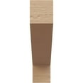 thumbnail image 2 of 4"W x 16"D x 16"H Thin Clemmons Rough Cedar Woodgrain TimberThane Corbel, Primed Tan, 2 of 6