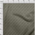 thumbnail image 3 of oneOone Viscose Chiffon Olive Green Fabric Alphabet Craft Projects Decor Fabric Printed By The Yard 42 Inch Wide, 3 of 5