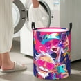 thumbnail image 4 of Large Laundry Basket with Handles - Hip Hop People No.107 Kids Baby Dirty Clothes Laundry Hamper for Bedroom Aesthetic, 4 of 5