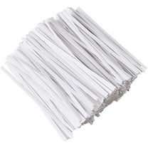 Nvzi -b 1000Pcs Twist Ties 4" Bread Ties Closure Tie for Tying Bread, Candy, Cookies, Gift Bags-White