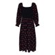 thumbnail image 3 of Vestido Vestido ajustado de algodón con mangas abullonadas para mujer, estilo sexy, sin espalda, holgado, traje diario Ygjytge Negro T XS para Mujer, 3 of 9