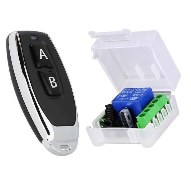 30-40mm Módulo de interruptor inalámbrico de relé Rf433mhz transmisor receptor de Control remoto Dc 12v