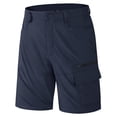 thumbnail image 4 of Pantalones cortos informales elásticos para hombre - Múltiples bolsillos - Spandex, cintura elástica, ropa urbana, tallas S-XXXL, 4 of 5