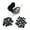 Black, variant on Breakaway Clasp Bead Barrels Connectors Plastomer Break Away Clasp Buckles for Lanyard Necklaces Bracelets Making