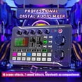 thumbnail image 2 of Mezclador de audio profesional, tarjeta de sonido en vivo SINWE e interfaz de audio con efectos de mezclador de DJ y cambiador de voz, equipo de estudio de producción de podcasts, perfecto para stream, 2 of 5