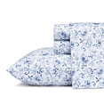 thumbnail image 2 of Laura Ashley Ensemble de Draps, Très Grand Lit, Coton Lorelei 4 Pcs, 2 of 10