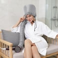 thumbnail image 4 of Hair Dryer Cap with Adjustable Drawstring, Lightweight Fabric Warm Air Circulation, Compact Foldable Design for Hair Styling and Treatment, Small/Large Vent Options, 4 of 7