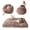 Coffee, variant on Giant Bean Bag Chairs Bean Bag Bed with Washable Cover Ultra Soft, Convertible Bean Bag from Chair to Mattress, Huge Cordoroys Bean Bags for Adult,Couples,Family,Dgrey,full