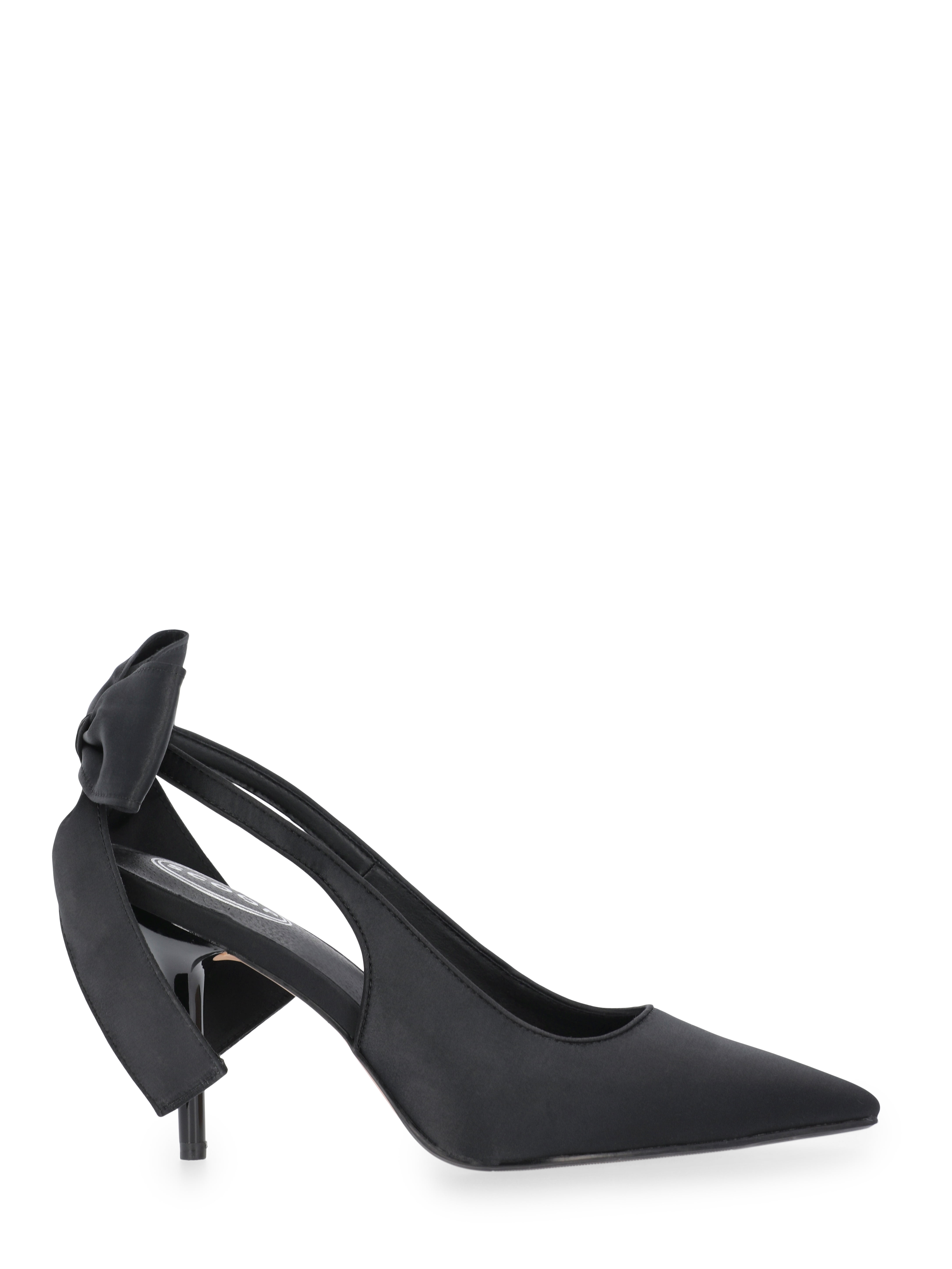 Scoop Women's Satin Slingback Heels with Bow