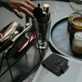 thumbnail image 4 of TABLETREANDS Bolsa De Almacenamiento Para Labiales En Cuero Negro Con Espejo De Fácil Transporte, 4 of 6