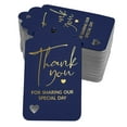 thumbnail image 1 of Inkdotpot ThankYou For Sharing Our Special Day Bridal Shower-Baby Shower-Retirement-Wedding-Birthday Bottle Tag Real Gold Foil Favor Hang Tags Pack Of 50, 1 of 6