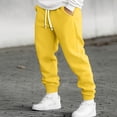 thumbnail image 4 of Domuza Sweatpants for Men Baggy Essentials Plain Drawstring Elastic Waist Joggers Athletic Pants with Pockets Travel Outdoor, 4 of 7