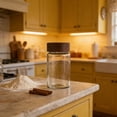 thumbnail image 4 of Dvumao Borosilicate Glass Storage Jar with Maple Wood Lid, Container for Coffee Beans, Tea, Spices & Grains, Heatproof & Clear Kitchen Organizer, 4 of 6