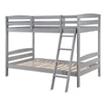 thumbnail image 2 of Furniture of America Karo Kids Solid Wood Twin-over-Twin Detachable Bunk Bed, Gray, 2 of 6