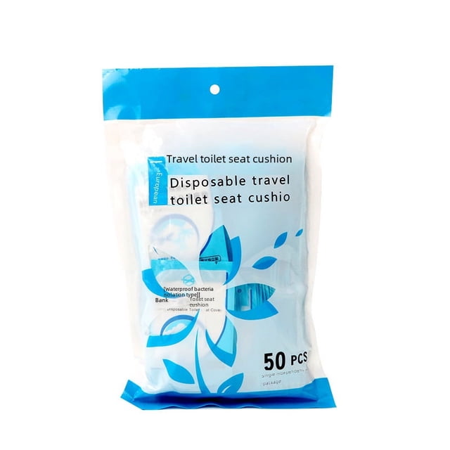 Cojín de inodoro desechable para viajes, funda de inodoro de viaje, impermeable, papel higiénico maternal sucio, cojín de una sola pieza