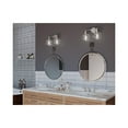 thumbnail image 3 of Hansford Collection Two-Light Polished Nickel Clear Glass Coastal Bath Vanity Light, 3 of 15