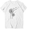 thumbnail image 5 of Fesfesfes Womens Work Shirts Fashion Womens Round-Neck Short Sleeve Print Casual T- Shirt Blouse Tops V Neck Tops for Women M(US:6), 5 of 5