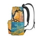 thumbnail image 3 of Disketp Abstract Night Sky Tree Mochila Escolar de Gran Capacidad y Peso Ligero, Mochila de Viaje Ideal para Escuela, Trabajo y Uso Diario, Cómoda y con Estilo, 3 of 8