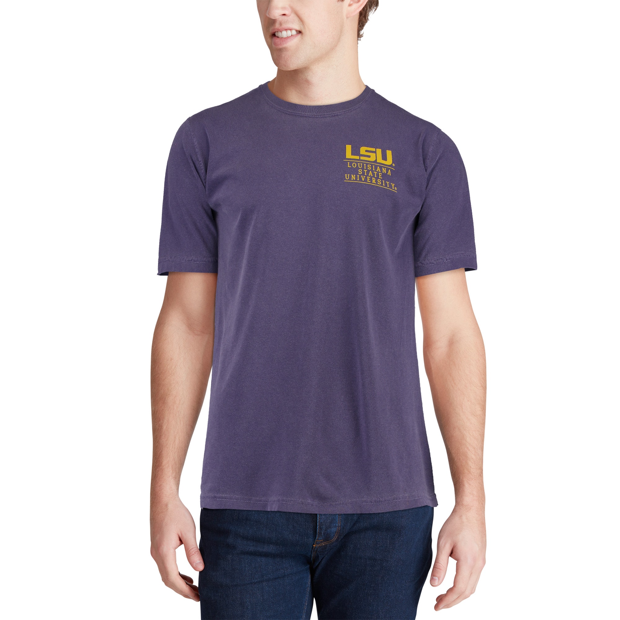 LSU Tigers Comfort Colors Campus Icon T 