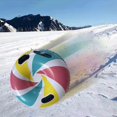 thumbnail image 4 of Winter Snow Tube Dia 91cm Snow Toys Sleigh with Thickness Bottom Tube Inflatable Multicolor, 4 of 9