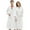 ZBA White, variant on Lovers Knit Lightweight Kimono Spa & Bath Robes Quick Dry Soft