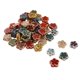 thumbnail image 4 of 50pcs Abalorios de Cerámica de  Forma de Flor Joyería DIY Regalo Cadena Gemas 50 piezas de forma de flor Baoblaze Granos sueltos de cerámica, 4 of 8