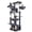 Dark Grey, variant on 72" Large Cat Tree, Indoor Corner Cat Tower with 6 Scratching Posts, Platforms, Houses, Hanging Basket, Dark Gray