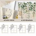 thumbnail image 5 of Sunflowers Swag Valances for Windows, Kitchen Curtains 36 Inch Length 2 Panels Set, Yellow Floral Bees Green Leaves Watercolor Short Curtains for Small Windows Rod Pocket Cafe Curtains Drapes 28"x36", 5 of 8