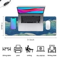 thumbnail image 5 of "Extended Large Mouse Pad with Japanese Blue & White Wave Design - Ideal for Gaming, 31.5 X 11.8", 5 of 7