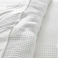 thumbnail image 3 of Levtex Home - Mills Waffle Bright White Duvet Cover Set - Twin Duvet Cover + Two Standard Pillow Cases - White Waffle Weave - Duvet Cover (68 x 88in.) and Pillow Case (26 x 20in.) - Cotton, 3 of 6
