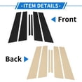 thumbnail image 3 of Unique Bargains 6 Pcs Door Pillar Window Trim for Kia Optima 2011-2015 Black, 3 of 8