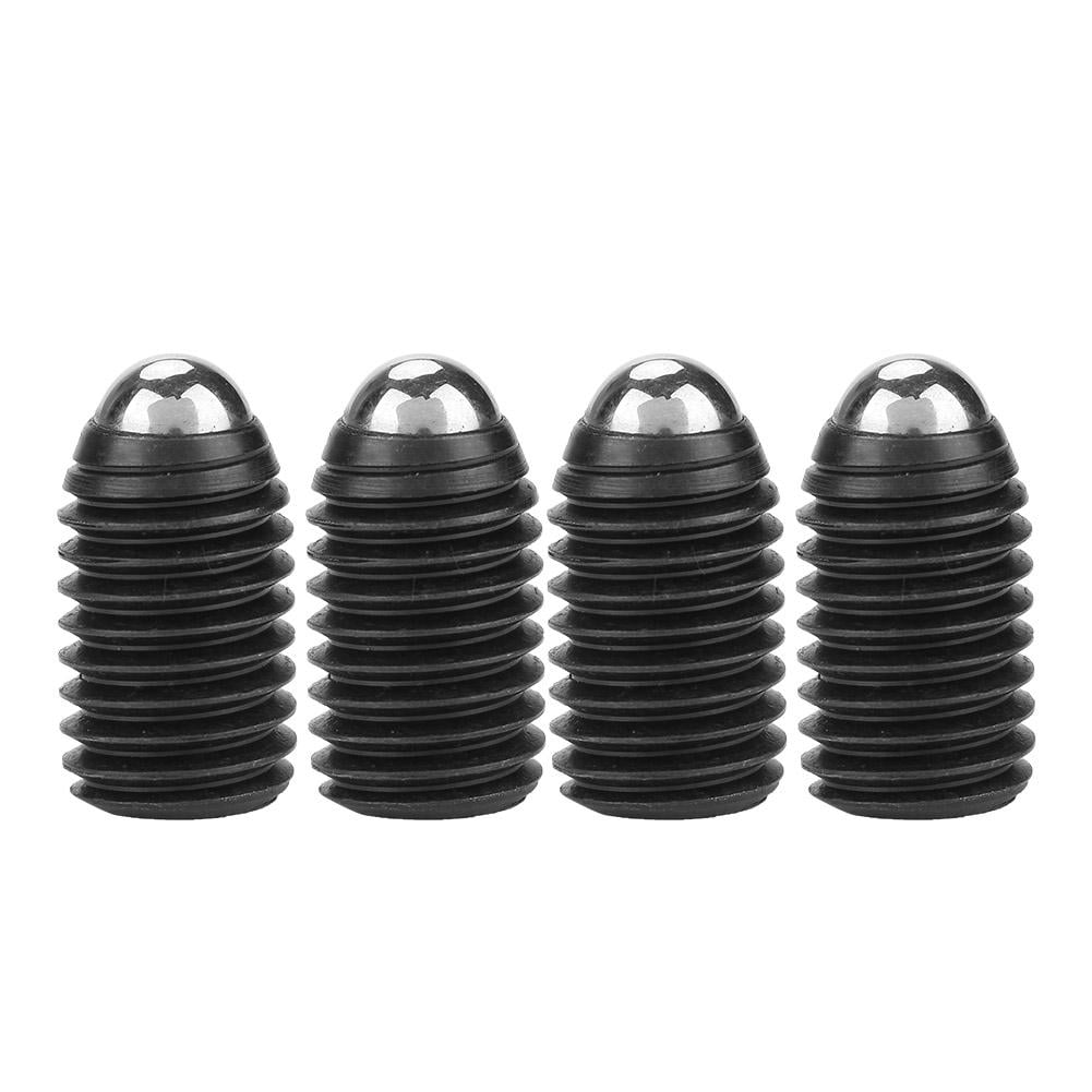 M1225 10pcs M12 Screw Thread Hex Socket Carbon Steel Ball Spring Plungers Set Sturdy and Durable 10PCS 
