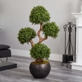 thumbnail image 4 of HomeStock 44In. Four Ball  Neo-Classical Nostalgia Artificial Topiary Tree In Planter, 4 of 5