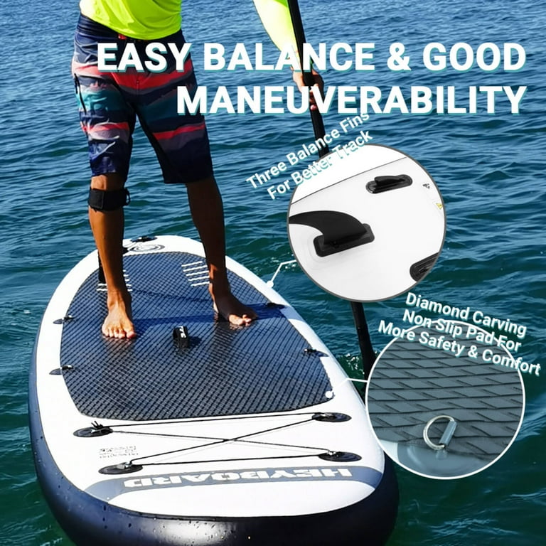 HEYBOARD Inflatable Stand Up Paddle Board 10'/10'6” Standup