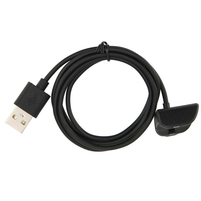 Bracelet Charging Cable, Compatibility Smart Bracelet USB Charger 3.3Ft Length 5V Input Output Voltage Black With Voltage Regulator For Travel