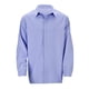 thumbnail image 3 of Camisas Oversize Hombre Camisa holgada de talla grande informal sólida de lino y algodón de verano para hombre camisa de manga larga con cuello vuelto para hombre (Blue, XXL), 3 of 7