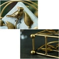 thumbnail image 4 of Golden Bird Vertical Napkin Holder, Elegant Sturdy Disposable Paper Hand Towel Storage Tray Caddy, 4 of 8