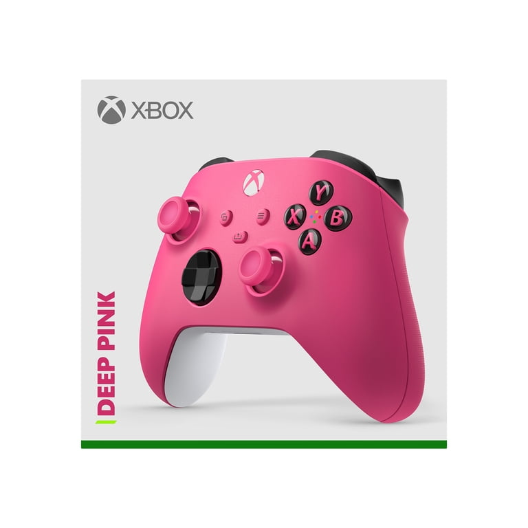 Xbox, Wireless Controller, Deep Pink, Hybrid D-pad with Textured
