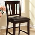 thumbnail image 1 of Furniture Of America IDF-3325PC Bridgette II Espresso Counter Height Chair - 2 Pack, 1 of 1