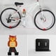 thumbnail image 5 of Soporte de pared para bicicleta Jadeshay Metal Negro, 5 of 8