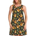 thumbnail image 1 of Fotbe Forest Squirrel Vestido de Verano sin Mangas para Mujer – Vestido Midi Línea A, Estilo Camiseta Floral, Vestido Playero Casual y Fluido, 1 of 7