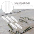 thumbnail image 2 of 100 Pcs White Plastic Expansion Tube Wall Plugs for Screws Self-Tapping Anchors Fastening, 2 of 6