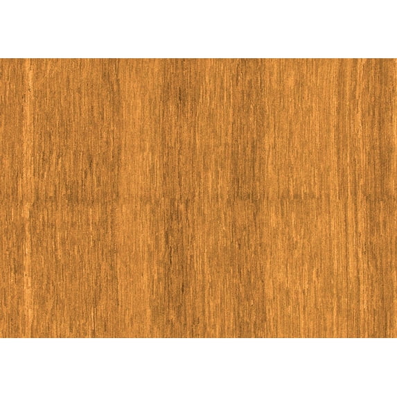 Ahgly Company Indoor Rectangle Abstract Orange Modern Area Rugs, 8' x 12'