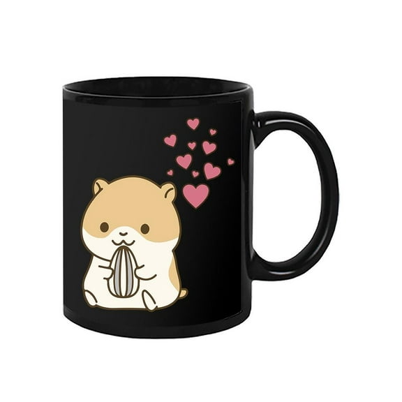 Cute Hamster With Hearts Mug - SPIdeals Designs,