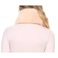 thumbnail image 2 of Sakkas Kiy Loophole Faux Fur Long Soft Warm Comfortable Textured Bow Scarf - Cream - One Size Regular, 2 of 5