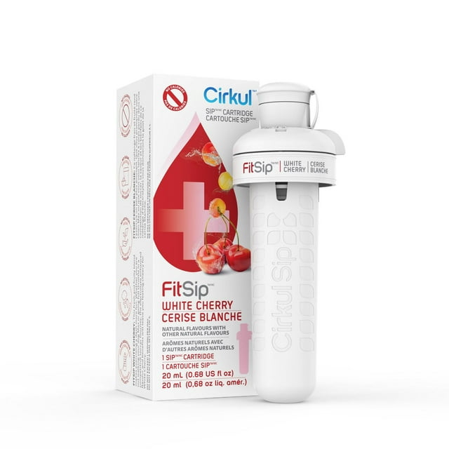 Cirkul FitSip White Cherry Flavour Cartridge, 1-pack