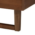 thumbnail image 5 of Baxton Studio Francine Modern Ash Walnut Woven Rattan Queen Size Bed, 5 of 6