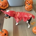 thumbnail image 4 of BKER Dog Costume Teddy Pug Halloween Clothes Red Role Play Pet Clothes, 4 of 5